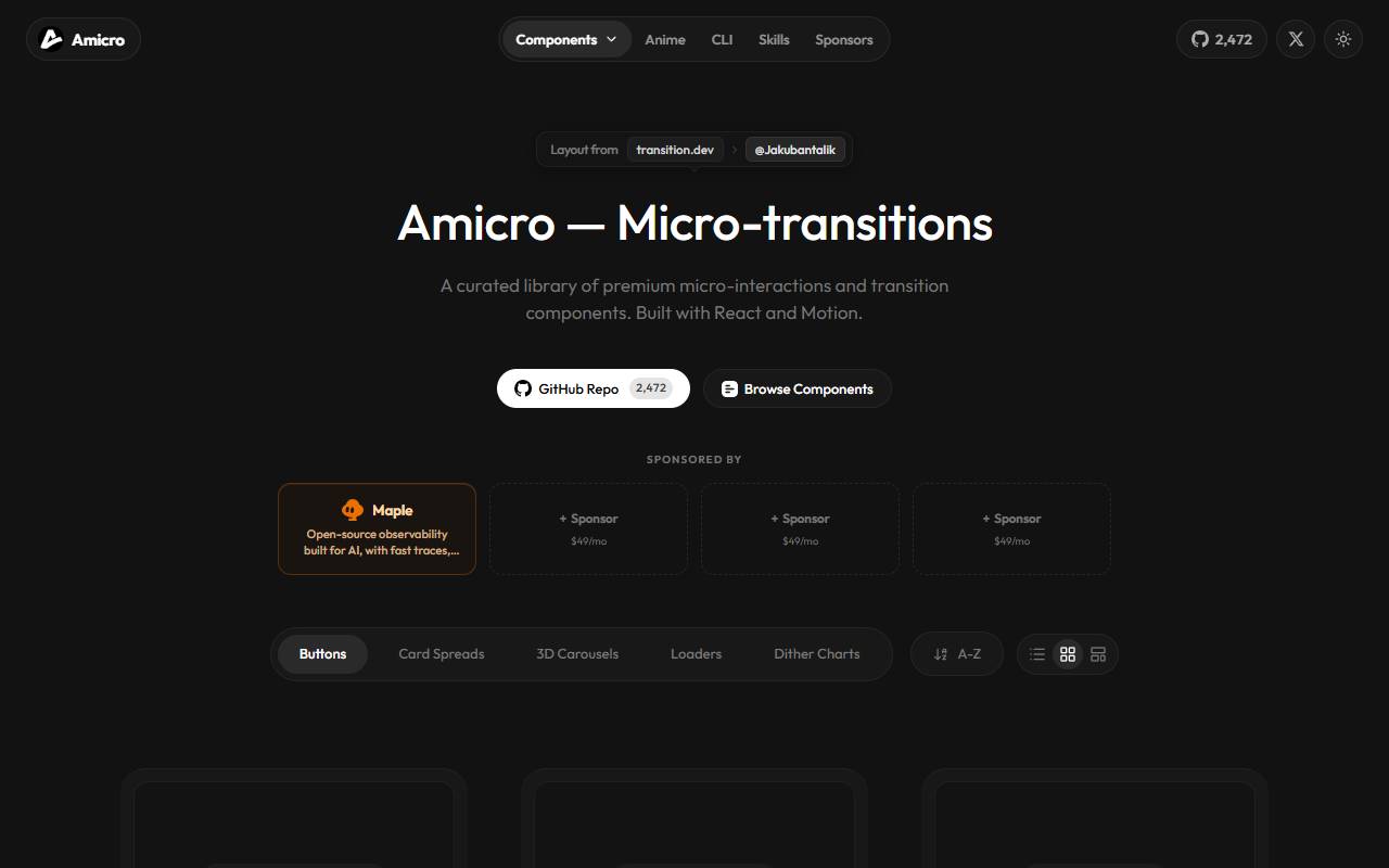 amicro homepage