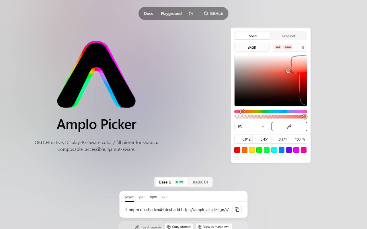 amplo homepage