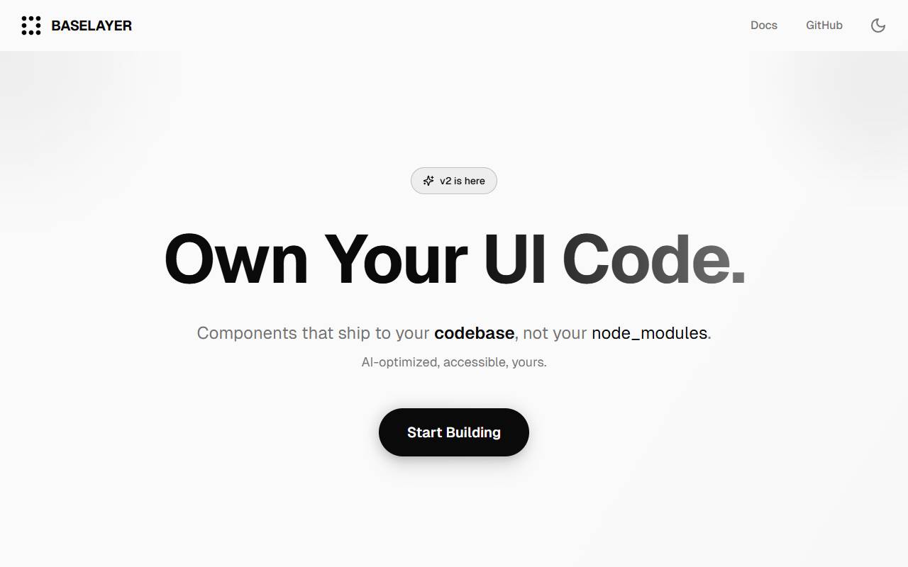 BaseLayer homepage