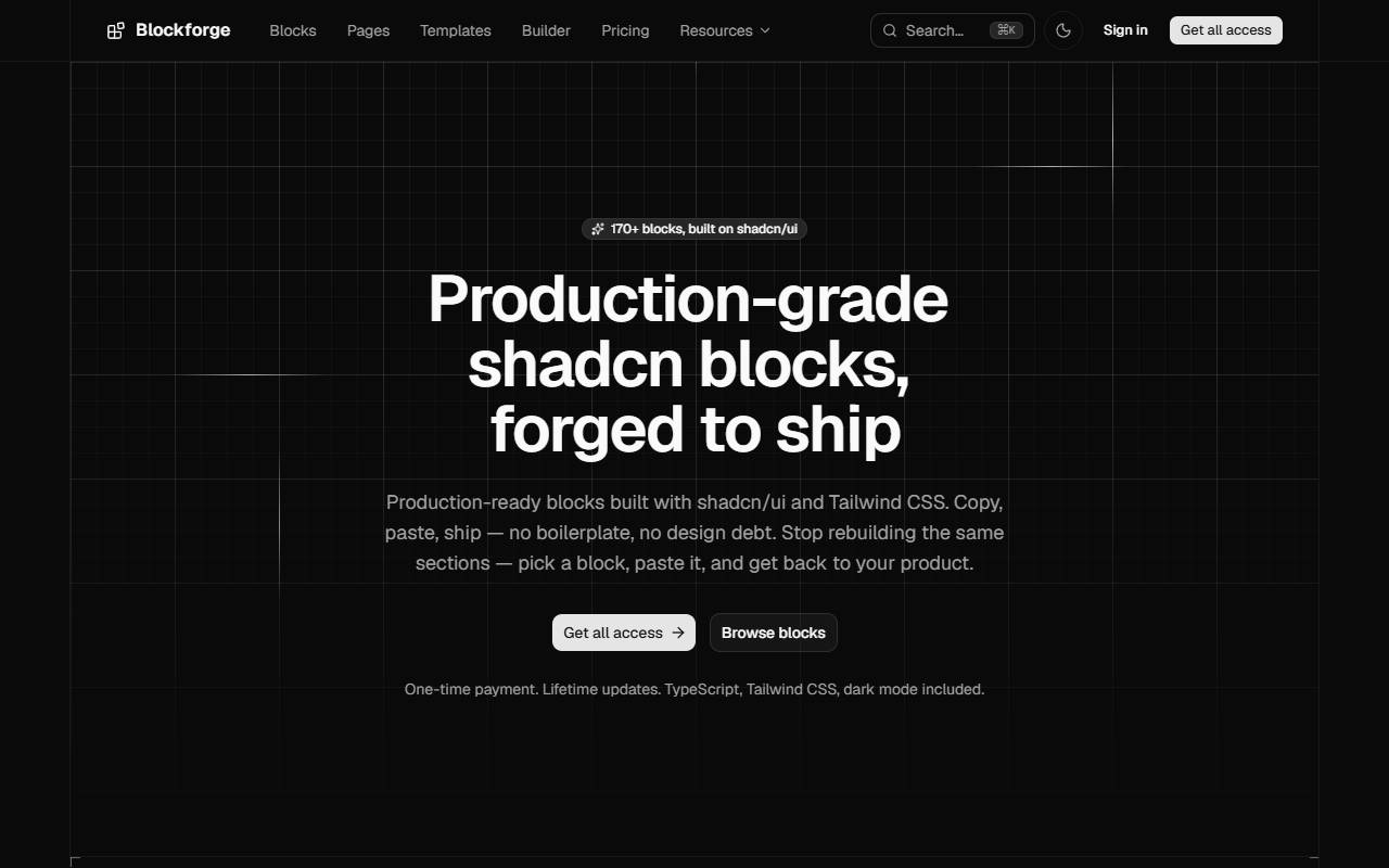 blockforge homepage