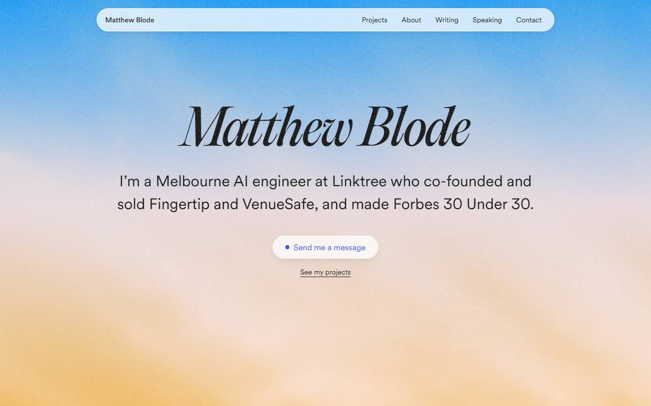 blode homepage