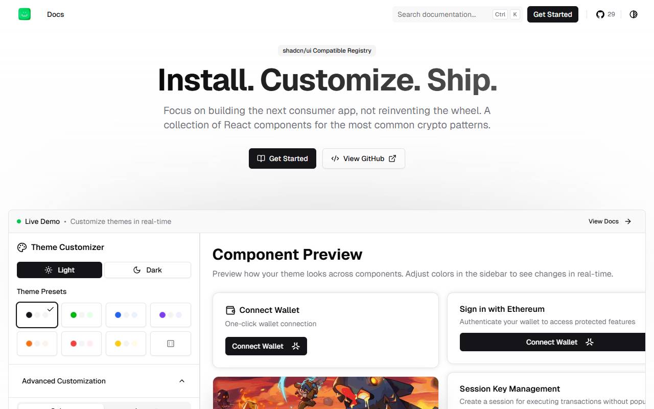 abstract homepage