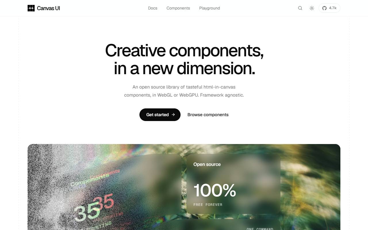 canvas-ui homepage