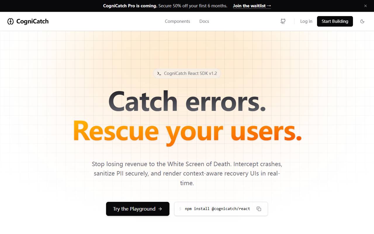 cognicatch homepage