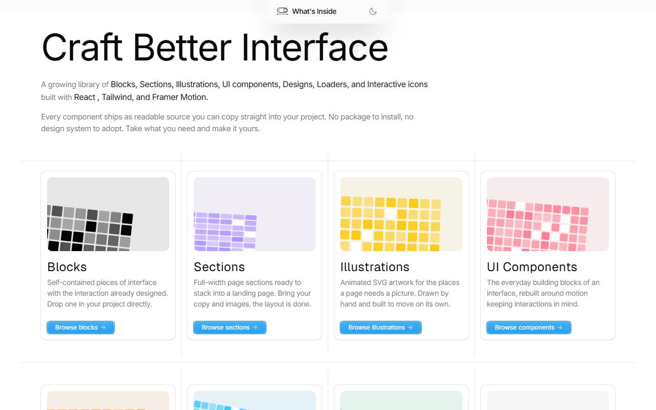 craftui homepage