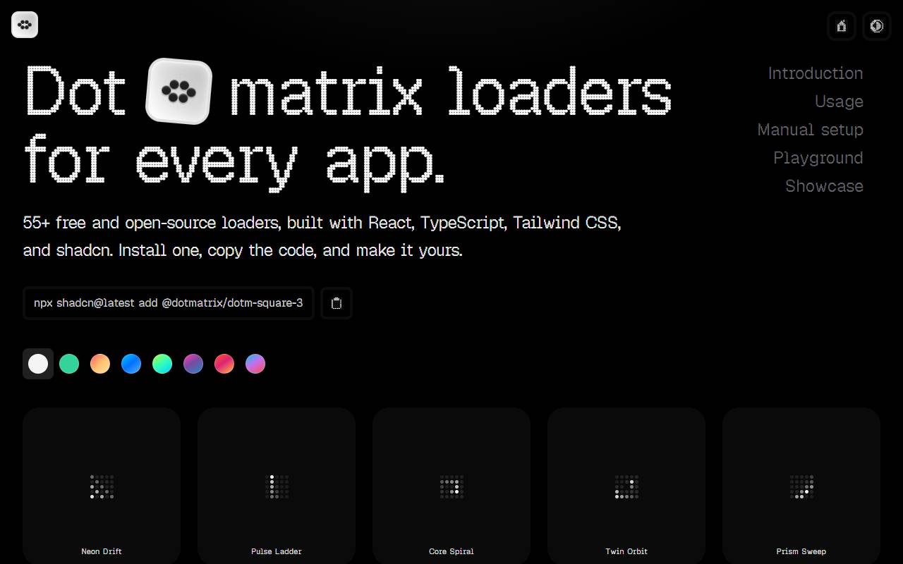 DotMatrix homepage