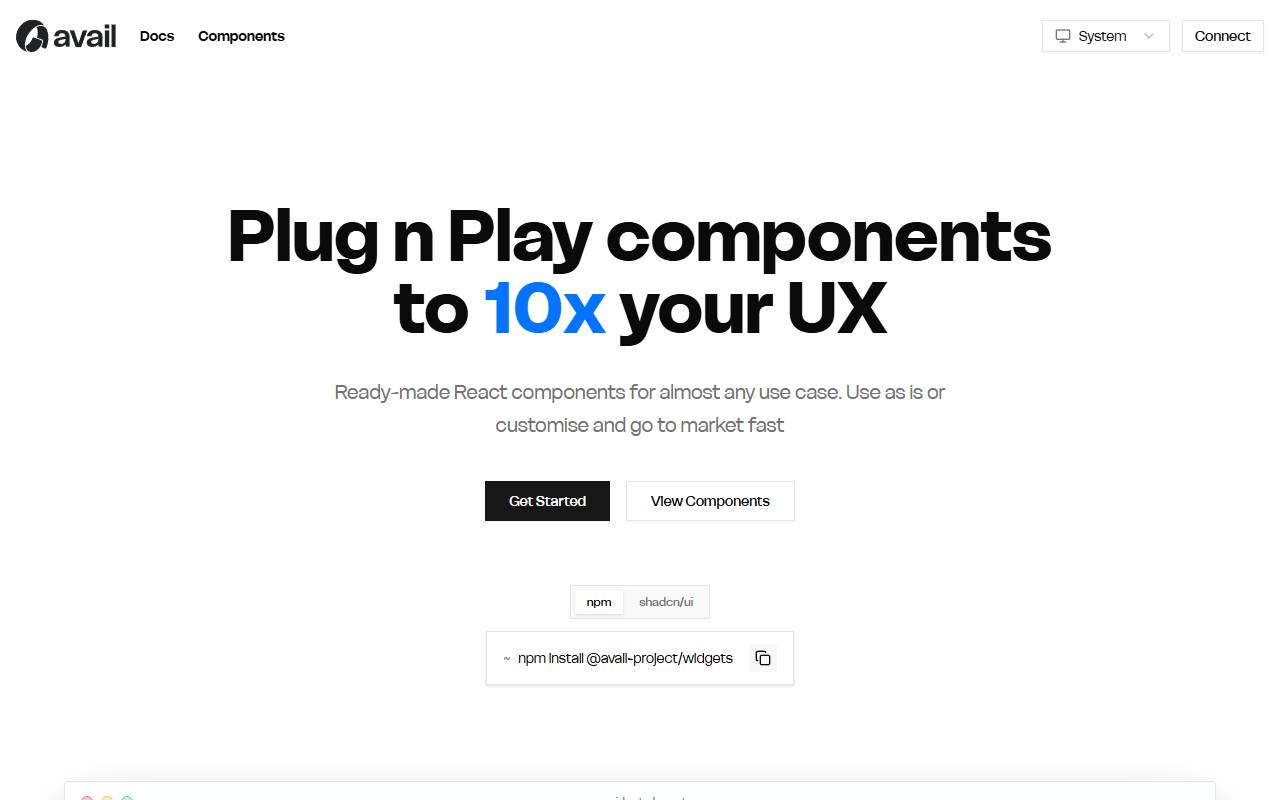 nexus-elements homepage