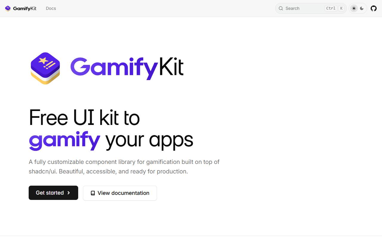 gamifykit homepage