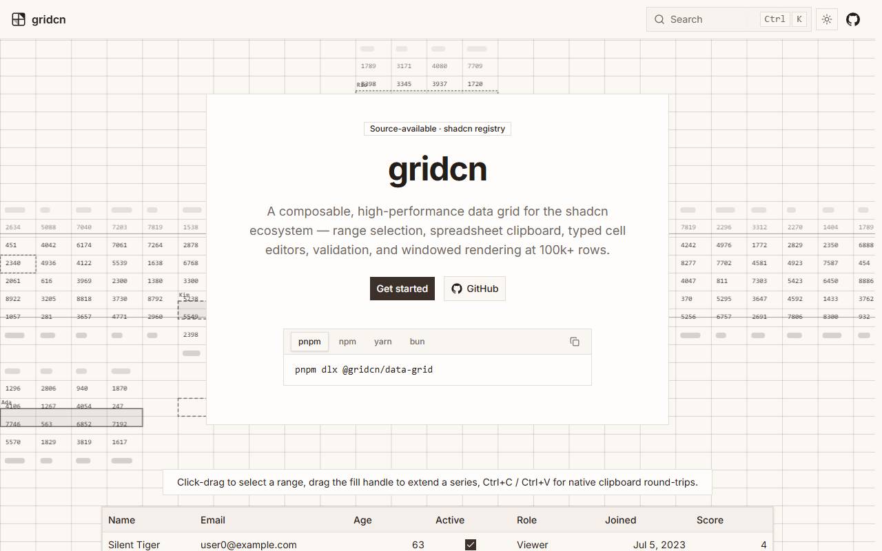 gridcn homepage