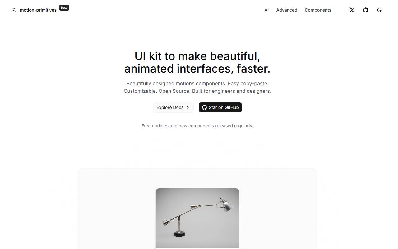 Motion Primitives homepage