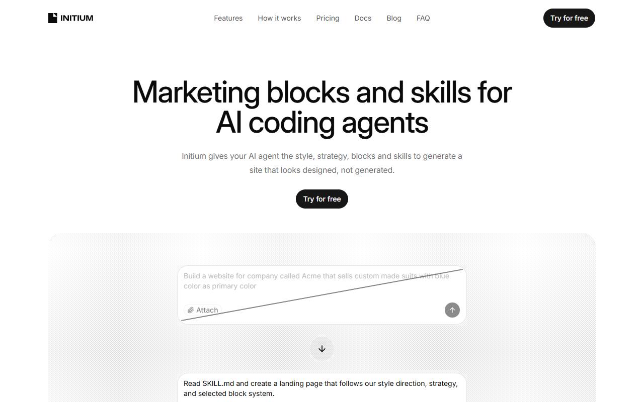 initium homepage