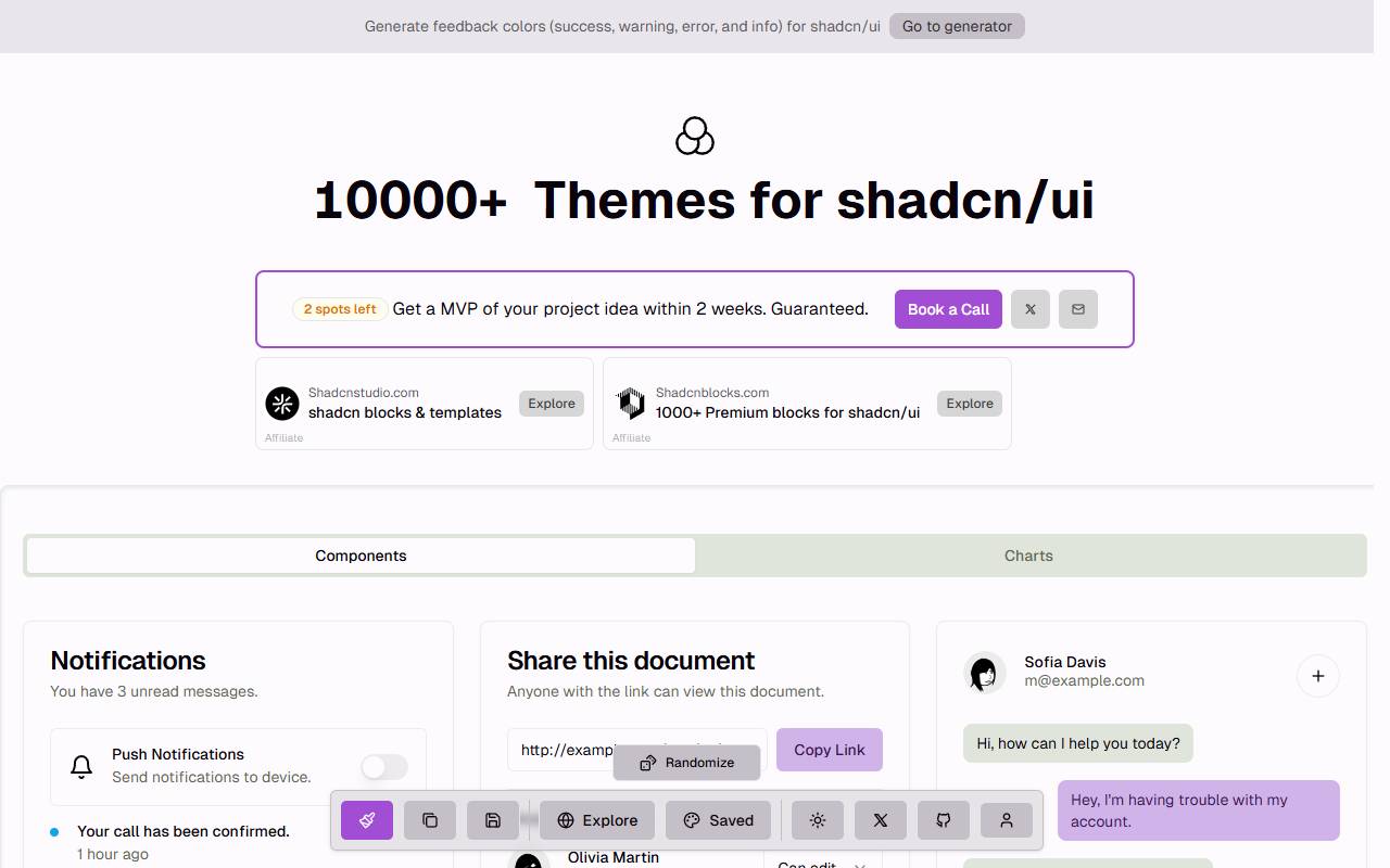 UI.jln.dev homepage