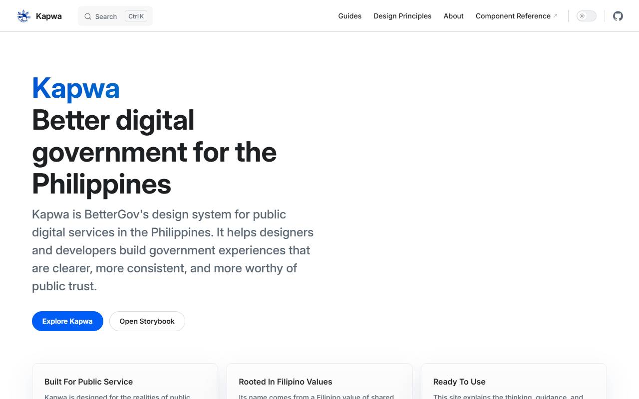 kapwa homepage