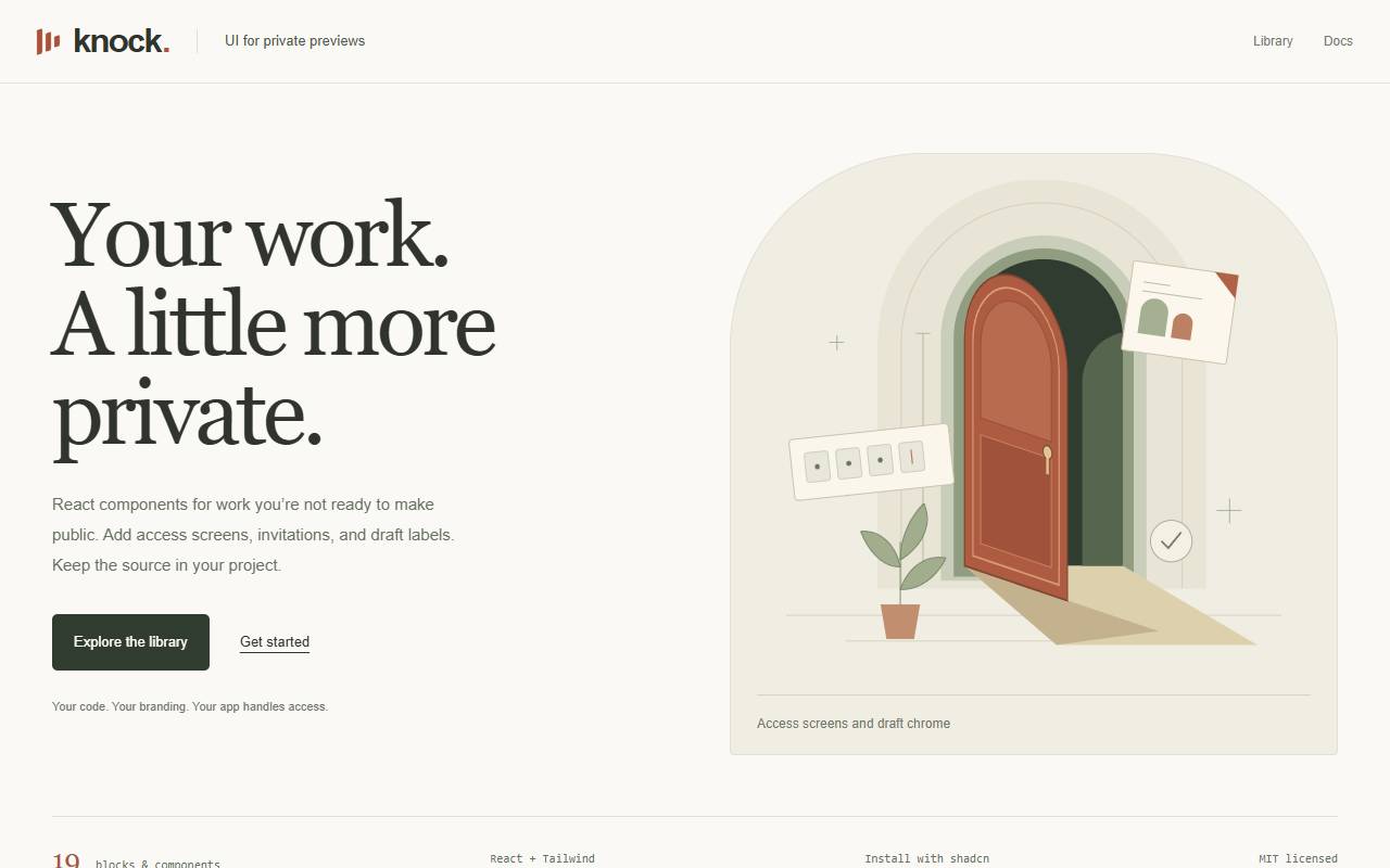 knock-codes homepage