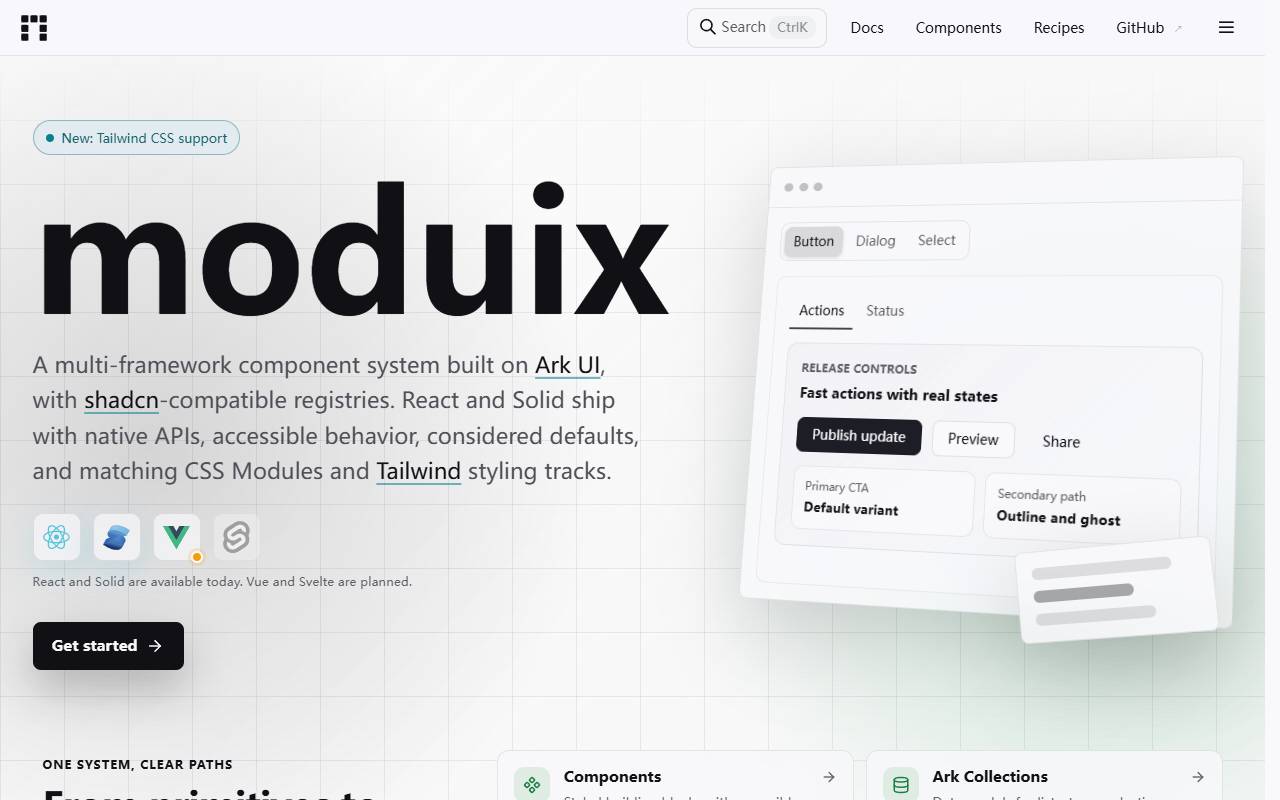 moduix-react homepage