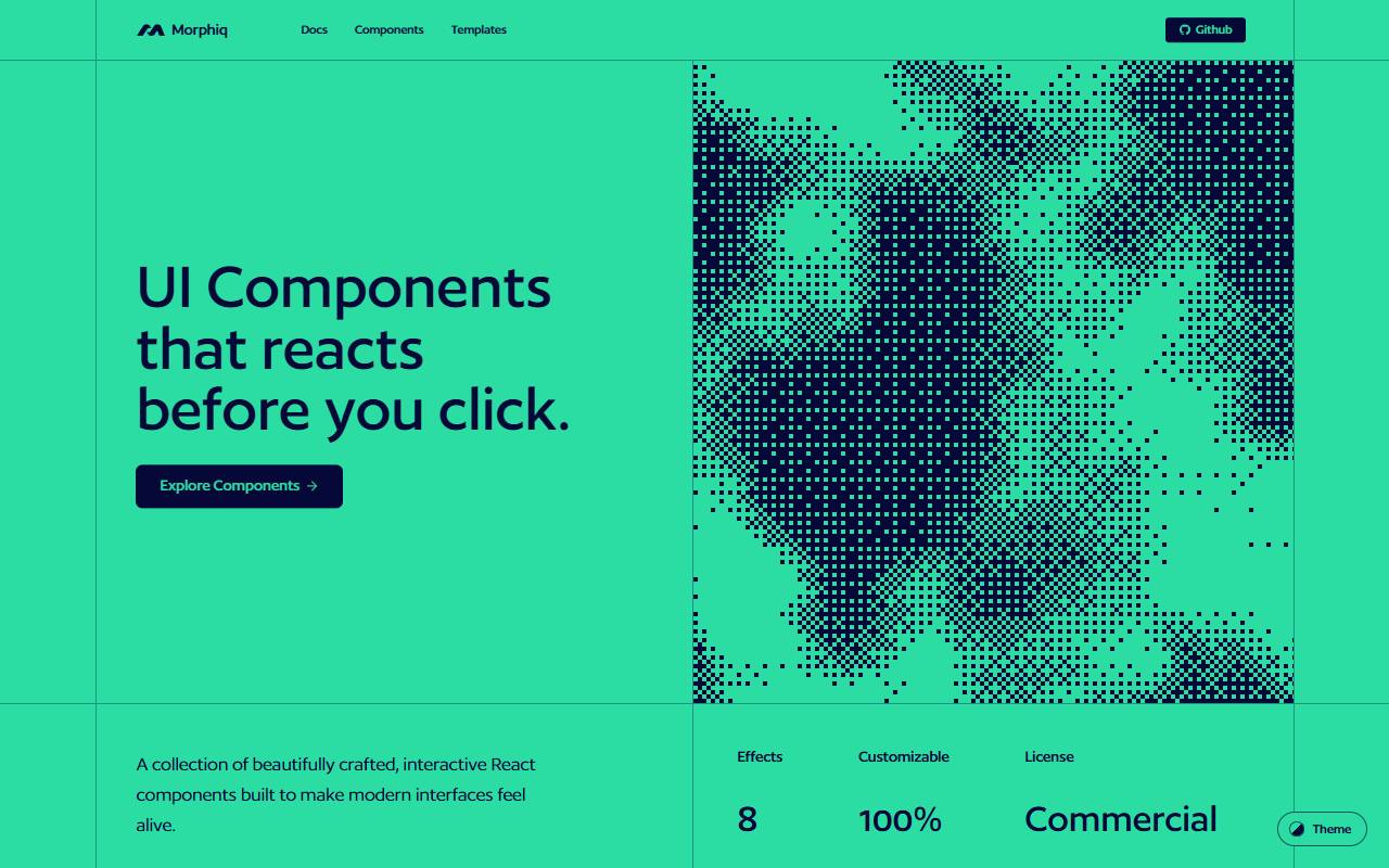 morphiq homepage