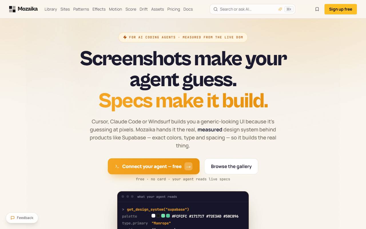 mozaika homepage