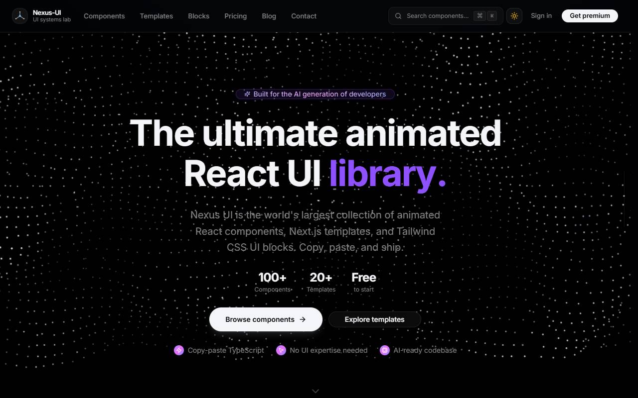 nexus-labs homepage