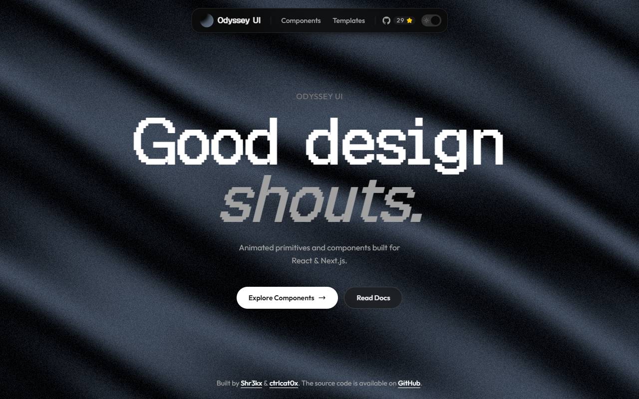 odysseyui homepage
