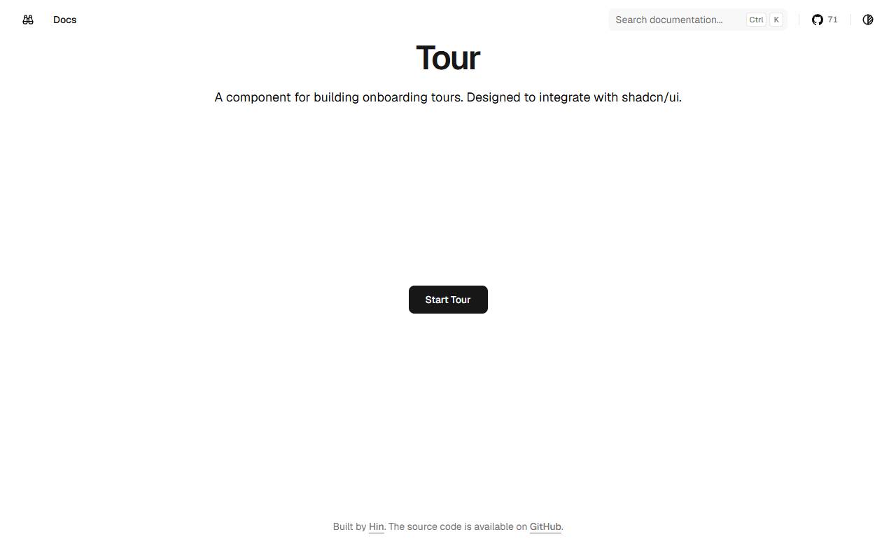 tour homepage