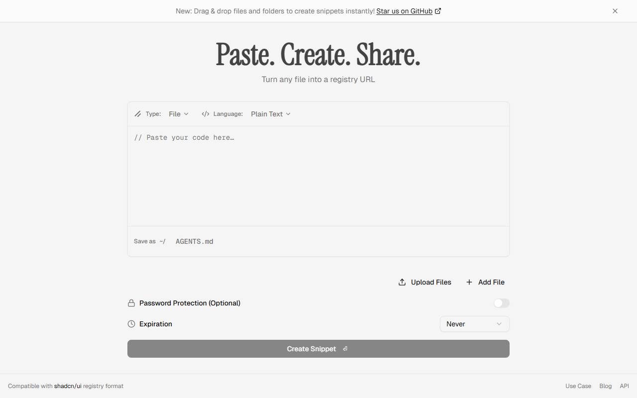 pastecn homepage