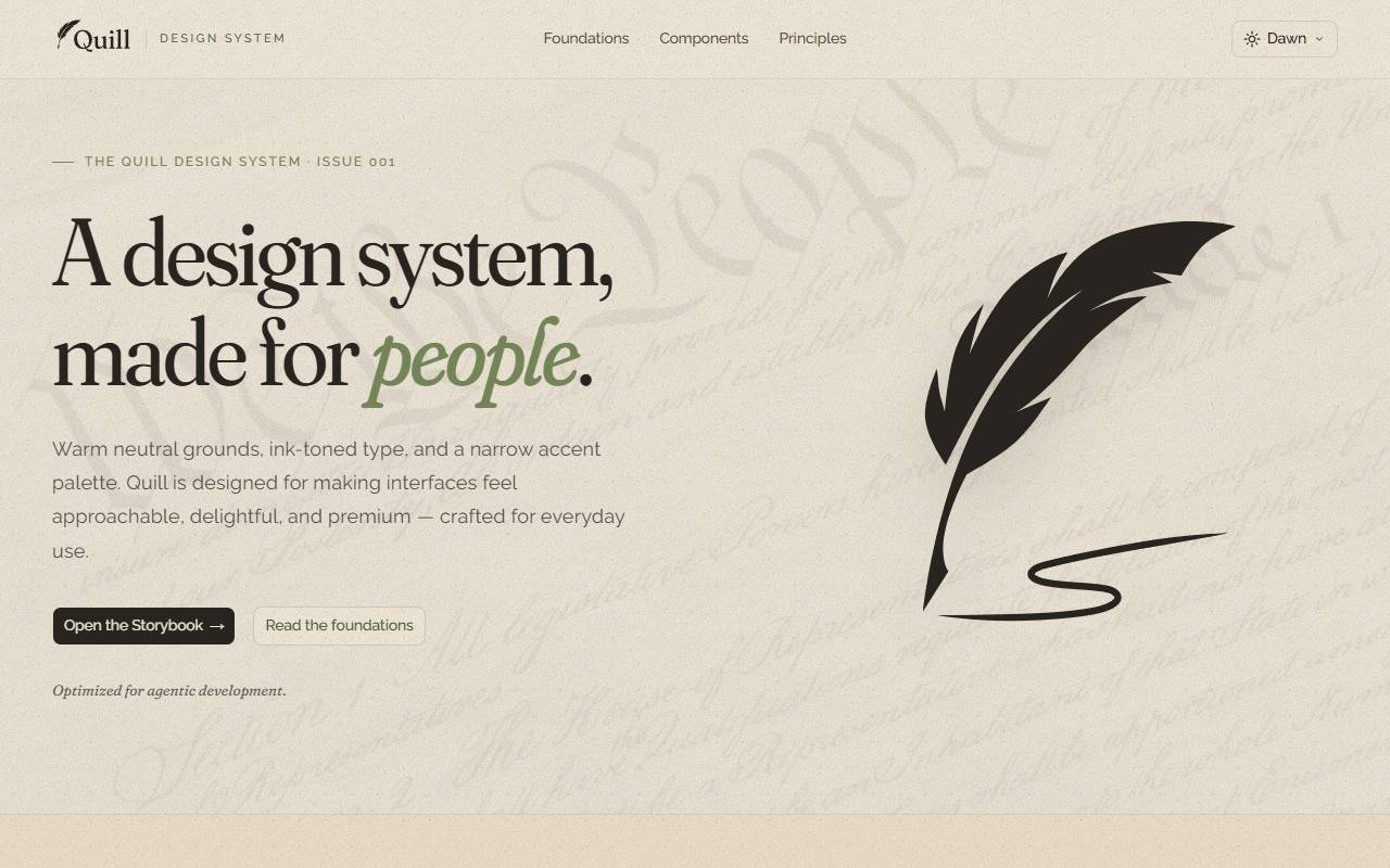 quill homepage