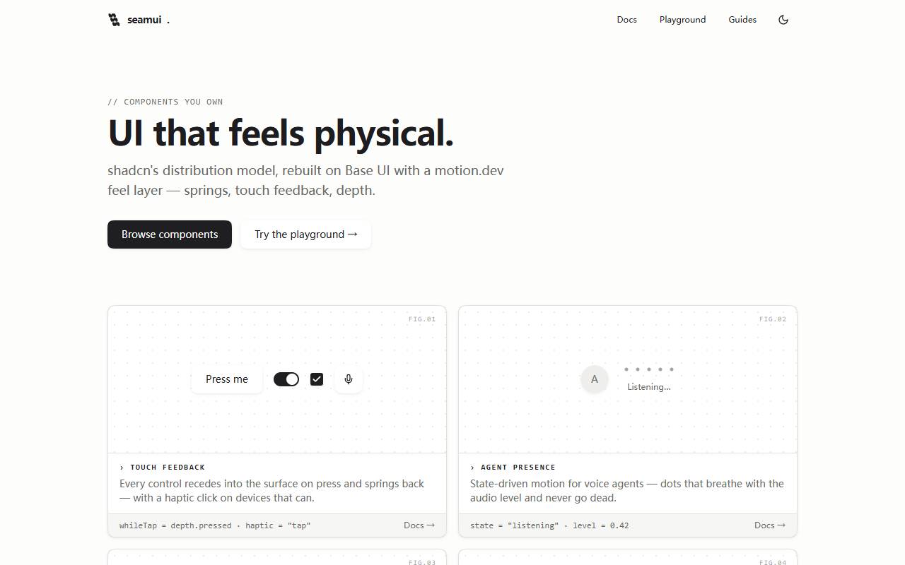 seamui homepage