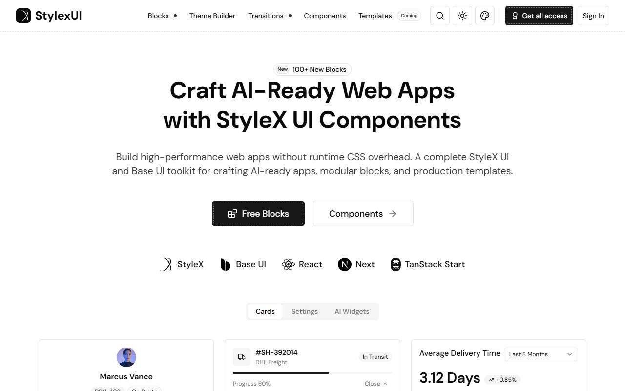 stylexui homepage