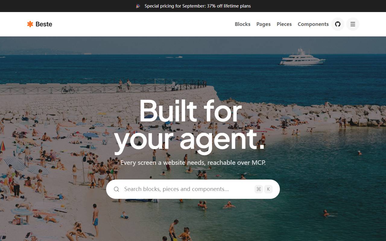 beste-ui homepage