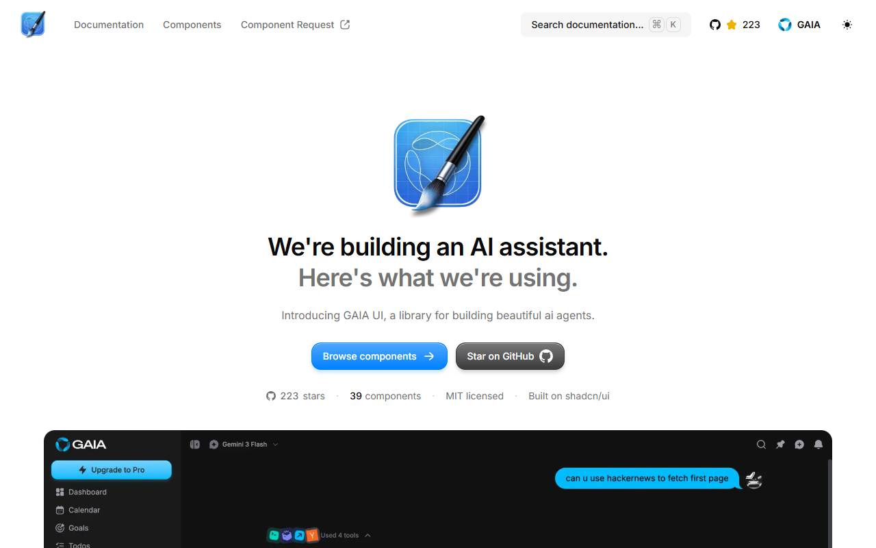gaia homepage