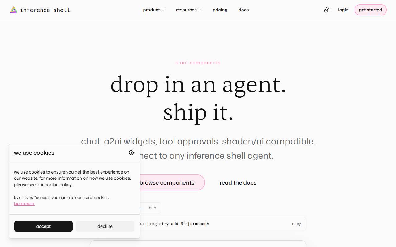 inferencesh homepage