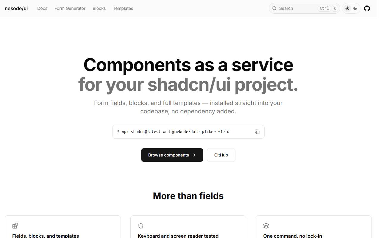 nekode homepage