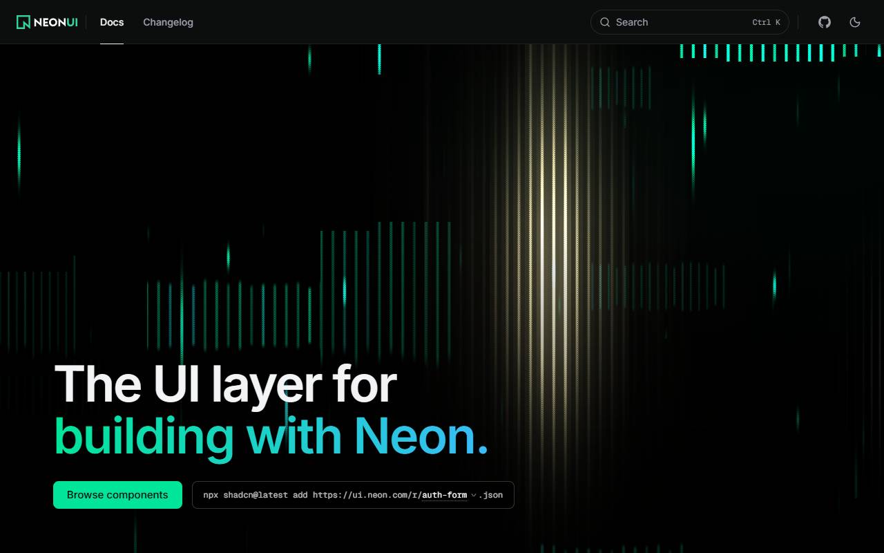 neon-ui homepage