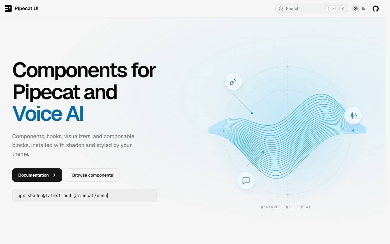 pipecat homepage