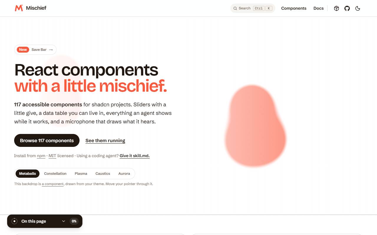 mischief homepage