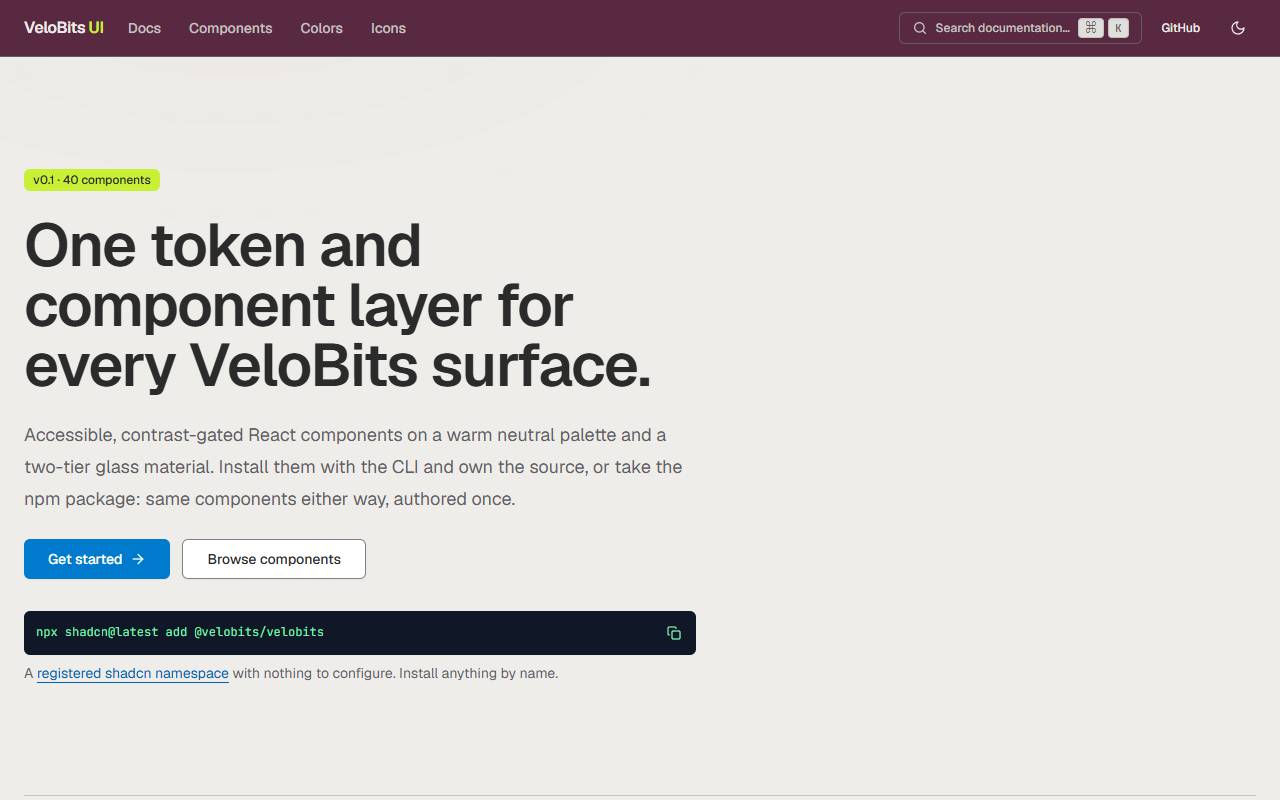 velobits homepage