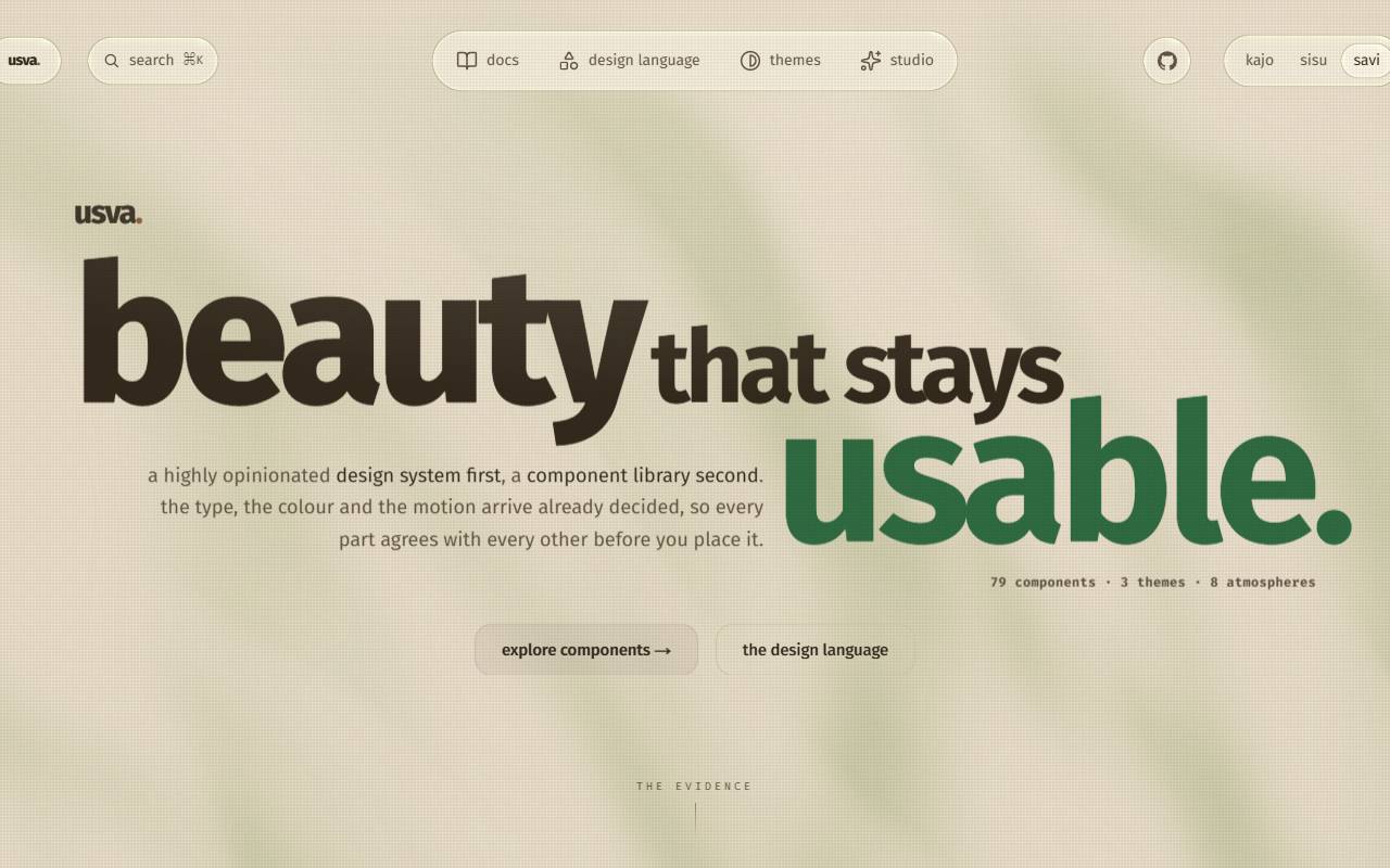 usva homepage