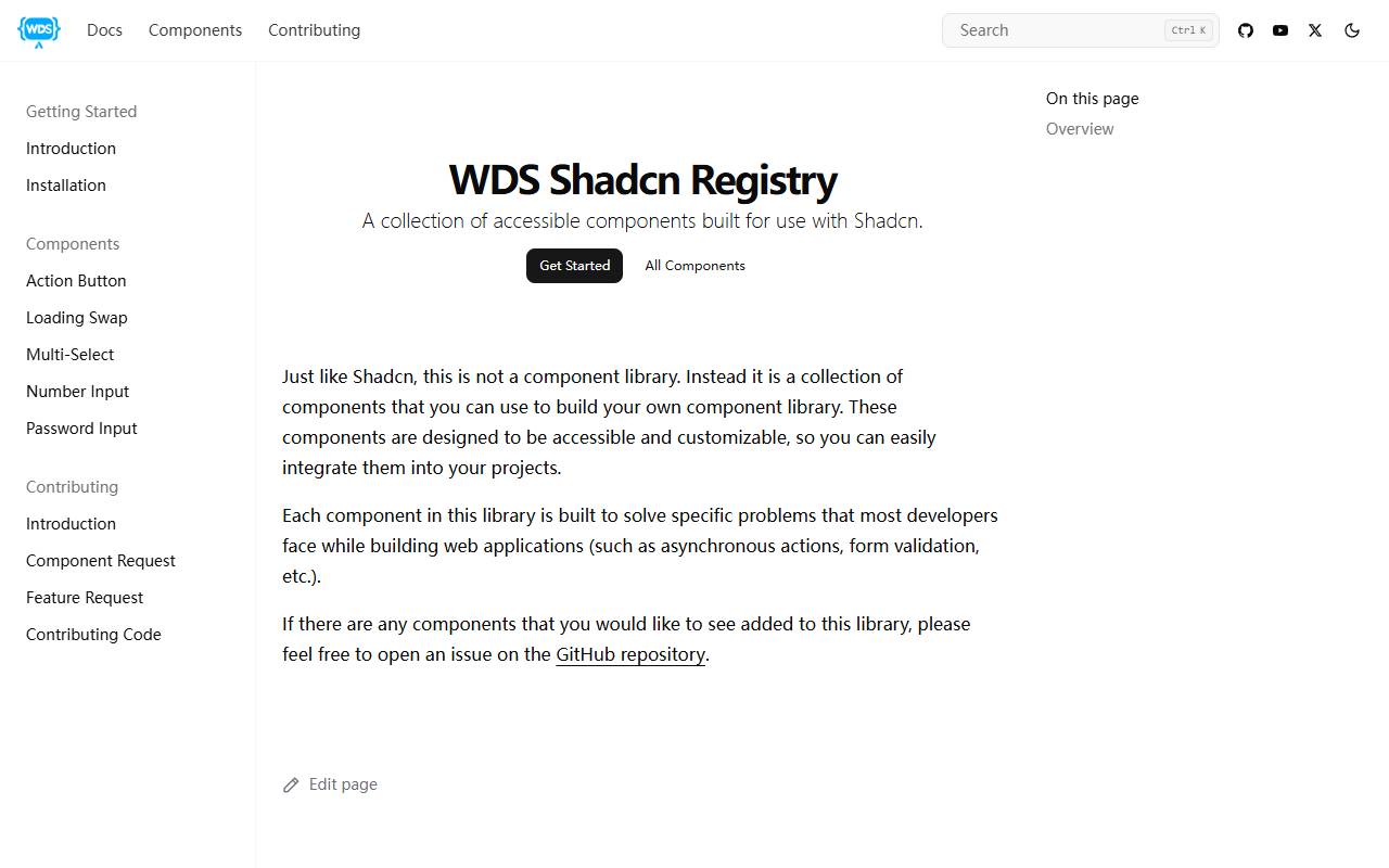 wds homepage