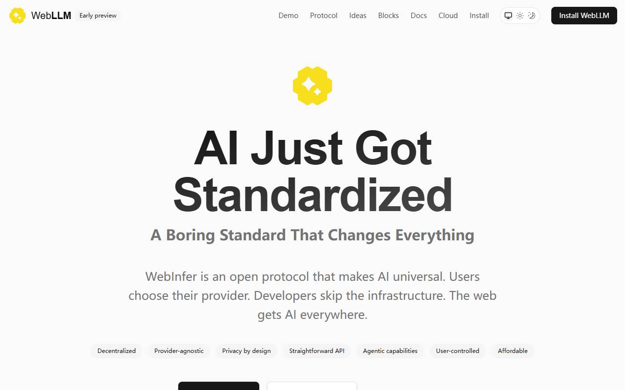 ai-blocks homepage