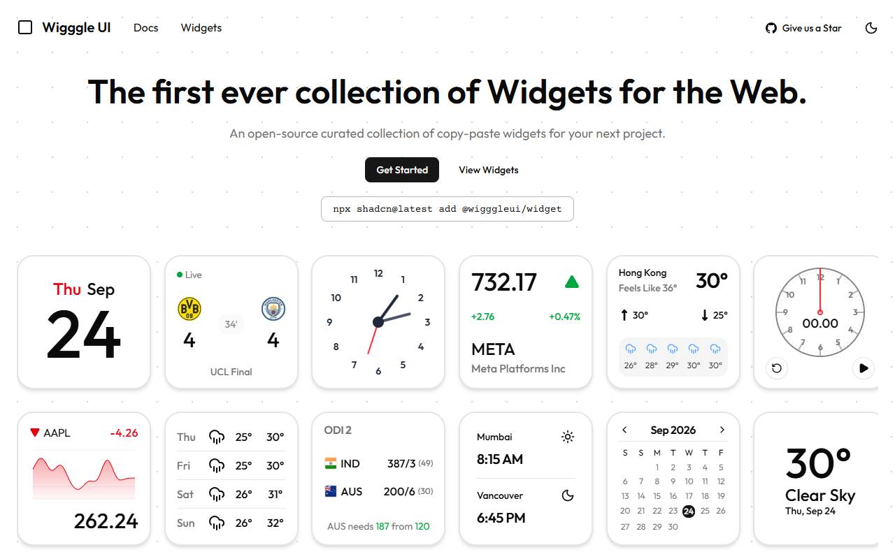 wigggle-ui homepage